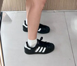 阿迪達(dá)斯 （adidas）三葉草男鞋女鞋 25夏季新款運(yùn)動(dòng)鞋情侶金標(biāo)貝殼頭百搭休閑鞋板鞋 黑色貝殼頭白標(biāo)/JI0079&JH9977 37 內(nèi)長(zhǎng)230MM 曬單實(shí)拍圖