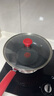 特福（Tefal）炒鍋家用不粘鍋平底炒鍋28cm炒鍋電磁爐燃氣灶通用有鈦 曬單實(shí)拍圖