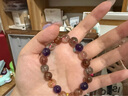 周大生黃水晶紫水晶手串超七瑪瑙綠幽靈手鏈招財(cái)納福七夕禮物送女友 曬單實(shí)拍圖