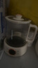 樂(lè )扣樂(lè )扣養生壺小型一人辦公室電熱水壺分體式全玻璃燒水煮茶壺小花茶壺恒溫加熱保溫迷你泡茶壺EJK3355 1L 曬單實(shí)拍圖