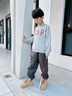 Gap【大小童同款】男女童2025秋季新款logo抓絨衛(wèi)衣兒童裝829305 灰色 140 /68(10-11歲) 曬單實拍圖