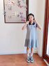 WVD女童洋裝2025新款大童公主裙夏季超好看薄款夏天dresses 灰色:2557款POIO領(lǐng)百褶連衣裙 120 cm:建議身高115cm左右 曬單實拍圖
