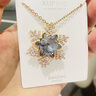 XUPING旭平首飾S合金重工雪花時尚個性項鏈送生日禮物飾品X001027644 銀灰色 曬單實拍圖