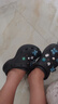 卡駱馳（crocs）復(fù)古克駱格BAE女沙灘洞洞鞋涼拖鞋206302 206302-001  35  曬單實(shí)拍圖