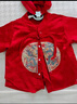 G.DUCKKIDS小黃鴨一周歲禮服男寶寶抓周衣服女嬰兒百天滿月唐裝中國風(fēng)套裝 紅色三件套 80 尺碼6-12月【75-85cm】 曬單實拍圖