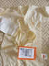 貝瑞加（Babyprints）新生兒連體衣2件裝嬰兒純棉內(nèi)衣薄款四季爬服柔軟寶寶哈衣 黃52 曬單實拍圖