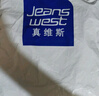 真維斯（JEANSWEST）100%全棉短袖女款夏季2025新款寬松小個子韓版t恤女裝落肩半袖衫 藏青 星河月夜_Z M 曬單實拍圖