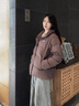 波司登（BOSIDENG）【反季】羽絨服國標90絨男女情侶冬季短款潮流涂鴉連帽外套 雪嶺山脈9BE9 2XL 180/100A 曬單實(shí)拍圖