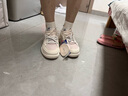 FILAFUSION 斐樂(lè )潮牌女鞋【章昊同款】帆布鞋2025新款女運動(dòng)鞋滑板鞋 奶白/寂靜粉-GH 37.5 曬單實(shí)拍圖