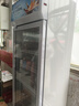 新飛（frestec）展示柜冷藏保鮮柜酒水飲料冰柜雙開(kāi)門冷藏柜酒店冷藏保鮮柜超市直冷玻璃門風(fēng)冷無(wú)霜冰箱立式冷柜 單門藍(lán)白288L【直冷省電】5層 曬單實(shí)拍圖