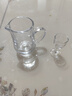 CLITON白酒杯分酒器套裝一口杯高腳玻璃小酒杯帶把分酒壺烈酒杯6壺8杯 曬單實(shí)拍圖