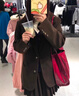 袋鼠微醺紅酒包包女2025七夕洋派小眾復古漆皮手提包大容量托特單肩包 酒紅色 曬單實(shí)拍圖