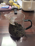 天喜（TIANXI）公道杯耐熱玻璃透明一體月牙茶壺過(guò)濾茶水分離家用分茶器茶具套裝 【耐熱防爆】綠色580ml 曬單實(shí)拍圖