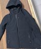 FILA斐樂官方男裝羽絨服冬季新款時尚休閑連帽防水防濕外套 正黑色-BK XL 180/100A 曬單實拍圖