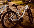 福特山地自行車成人青少年學生男女士變速單車 LM380 星耀白-24速M碼 曬單實拍圖