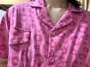 悅內(nèi)睡衣女款夏季夏天純棉短袖短褲家居服夏款玫紅色豹紋開衫休閑套裝 23245珊瑚粉 M (160) 【體重90-110斤】 曬單實(shí)拍圖