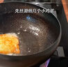 哥思頓章丘大肚鍋手工鍛打老式炒鍋無(wú)涂層不粘輔食鍋 魚(yú)鱗款24cm 曬單實(shí)拍圖