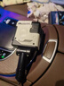 車載充電器超級快充汽車自帶線車充一體雙Type-c口+蘋果口+usb口 白色機甲風C線+蘋果線+C口+USB口 曬單實拍圖