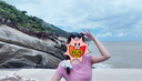 眼鏡生活貓眼墨鏡女方圓臉白色太陽(yáng)眼鏡旅游拍照顯高級(jí)感墨鏡女LH09667 曬單實(shí)拍圖