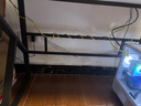 源繽威電腦桌臺式電競桌椅套裝組合桌子辦公家用桌學(xué)習(xí)桌書房書桌寫字桌 K字碳纖黑120*70【升級加厚】 曬單實拍圖