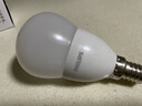 飛利浦（PHILIPS） E14小螺口燈泡小頭節(jié)能燈球泡照明吊燈家用迷你球泡水晶燈壁燈 【LED球泡】E14小螺口【6.5W】 黃光3000K 曬單實(shí)拍圖