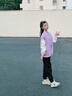 小馬寶莉女童外套秋季2025新款中大童女孩棒球服春秋款兒童運動(dòng)休閑童裝 紫 甜美珍奇X 110 曬單實(shí)拍圖