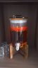 美廚（maxcook）泡酒瓶泡酒壇 釀酒密封藥酒罐高硼硅玻璃酒桶帶底座5斤裝 MCX4093 曬單實拍圖