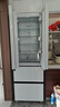 美的（Midea）418法式多門(mén)四開(kāi)門(mén)電冰箱超薄平嵌小戶(hù)型家用冰箱一級能效國家補貼20%大容量無(wú)霜MR-418WFPE白色 曬單實(shí)拍圖