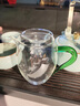 KDISV日本公道杯玻璃泡茶三件套家用茶濾網(wǎng)分茶器功夫茶具套裝 綠把-玲瓏公杯+茶濾 曬單實(shí)拍圖