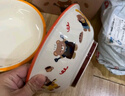 川島屋（KAWASIMAYA）可愛陶瓷拉面碗卡通高餐具泡面碗8英寸大湯碗 春日輕松熊 曬單實(shí)拍圖