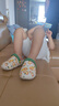 babycare兒童洞洞鞋春夏沙灘小孩家居防滑寶寶拖鞋 龐克恩南瓜 15 曬單實(shí)拍圖