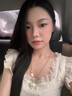 Hanyaeye2024新款春桃姬藍(lán)晚安月亮蜜茶可可棕糯米黑子半年拋美瞳隱形眼鏡 巴斯克玫瑰[14.2mm] 125度 曬單實拍圖