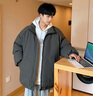 羅蒙棉服男外套男秋冬新款雪尼爾羽棉絨服寬松棉襖上衣保暖加厚棉衣男 MY8822黑色 XL 約140-165斤 曬單實(shí)拍圖