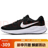 耐克NIKE男子跑步鞋REVOLUTION 7運動鞋F(xiàn)B2207-001黑白42 曬單實拍圖