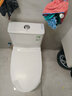 九牧（JOMOO）馬桶 家用虹吸式馬桶大沖力節(jié)水坐便器 防臭瞬沖 易潔抗菌馬桶 升級(jí)無(wú)棱-雙旋暴風(fēng)沖11396-305坑 曬單實(shí)拍圖