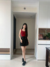 ZHR英倫單鞋女學(xué)院風(fēng)減齡厚底樂福鞋時(shí)尚皺面圓頭皮鞋女JF136黑色37 曬單實(shí)拍圖
