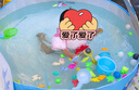 恩貝家族兒童磁性釣魚玩具水池裝備3-6歲寶寶撈魚網(wǎng)兜充氣床生日禮物 曬單實拍圖