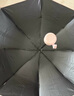 天堂 防曬陽傘三折 遮陽傘黑膠防曬傘貝殼圖案三折疊晴雨傘 山櫻粉 曬單實拍圖