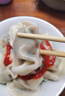 灣仔碼頭韭菜豬肉水餃1320g66只早餐食品速食半成品面點生鮮速凍餃子 曬單實拍圖