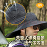 偶森戶外遮陽(yáng)帽大帽檐男女士夏季防曬太陽(yáng)帽子漁夫釣魚登山騎行帽面罩 曬單實(shí)拍圖