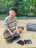 le高難度積木賽車(chē)蘭博基尼跑車(chē)模型拼裝玩具遙控汽車(chē)兒童生日禮物 蘭博基尼-黑金V12-豪華版-燈光遙控 6-7-8-9-10-12-15歲男孩生日禮物女 曬單實(shí)拍圖