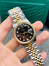 【二手99新】ROLEX 勞力士男表日志系列狂飆同款18K黃金后鑲鉆自動(dòng)機(jī)械二手奢侈品腕表16233 【16233】36m黑盤(pán)大包鉆 曬單實(shí)拍圖
