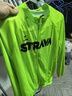 CUDRE STRAVA春夏秋自行車(chē)長(cháng)袖騎行服男款速干透氣套裝薄款公路車(chē)山地車(chē)專(zhuān)業(yè)版 STRAVA熒光色長(cháng)袖套裝【白背帶】 L碼【建議體重：60~65KG】 曬單實(shí)拍圖