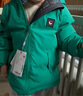 保姆鵝 兒童羽絨服寶寶雙面羽絨服加厚小童短款耐污羽絨外套 高爾夫綠 120 曬單實(shí)拍圖