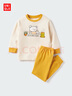 優(yōu)衣庫嬰幼兒寶寶繪本合作系列睡衣長袖起居服套裝25秋新款478468 46 鵝黃色 100 曬單實拍圖