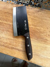 張小泉三代升級【黑武士爆款】斬切刀超快廚房切菜剁肉菜刀手工斬骨家用 三代升級】黑武士斬切刀+贈剪刀 曬單實(shí)拍圖