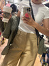 優(yōu)衣庫女裝圓領(lǐng)短T恤短袖迷你T修身百搭辣妹顯瘦打底新款474410 00 白色 XS /150/76A 曬單實(shí)拍圖