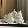 惠奴比小個(gè)子運動(dòng)鞋厚底隱形內增高12cm老爹鞋女2025年春季矮子樂(lè )休閑鞋 白色增高12cm(8cm+4cm) 36 曬單實(shí)拍圖