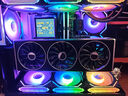 瓦爾基里（VALKYRIE）B360-GT VK 一體式CPU水冷散熱器 3.95吋IPS液晶屏 多平臺(tái)支持 ARGB光效 一線通風(fēng)扇 曬單實(shí)拍圖