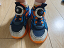 回力瑞兒童運動(dòng)鞋哪吒三太子敖丙男童鞋2025春秋新款皮面加棉兒童休閑鞋 深藍桔 33 曬單實(shí)拍圖